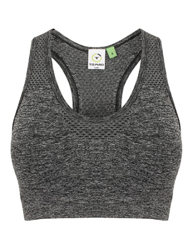 TOM-TL696-Ladies Seamless Crop Top